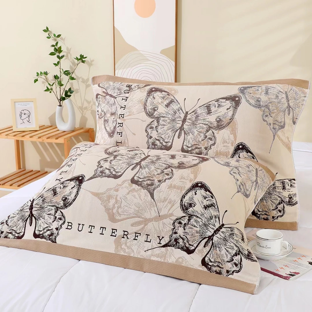 【梦蝶】52*78高密柔软高档情侣成人加厚吸汗单人透气枕巾