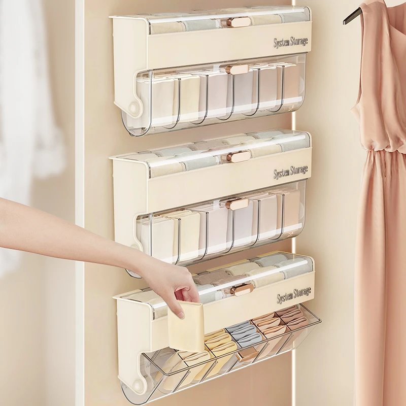 优勤内衣收纳盒分格式袜子内裤三合一宿舍好物家用贴身衣物抽屉格