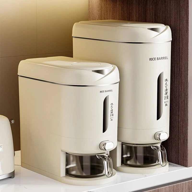 优勤米桶家用2025新款密封可视米缸米箱防虫防潮厨房大米储存容器