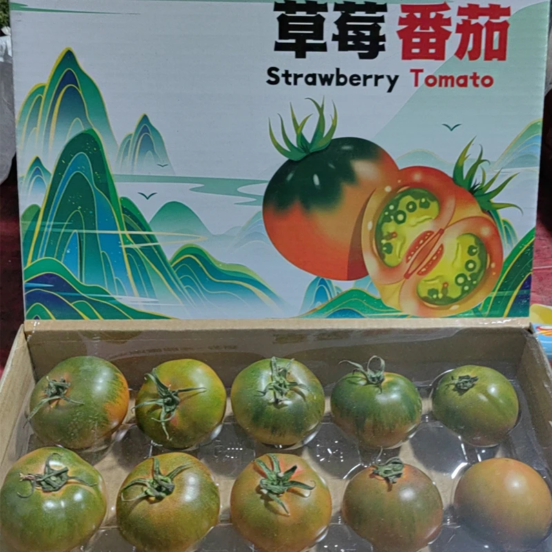 西红柿新鲜草莓番茄即食生吃水果3斤装整箱番茄同城配