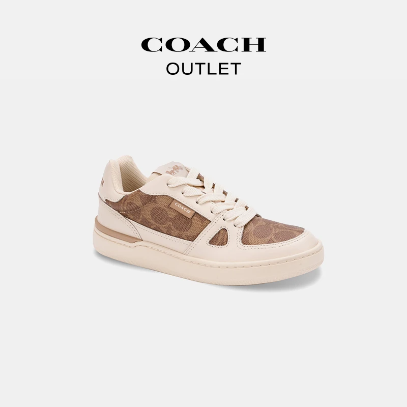 【奕心奕意】COACH/蔻驰 经典标志CLIP COURT低帮运动鞋