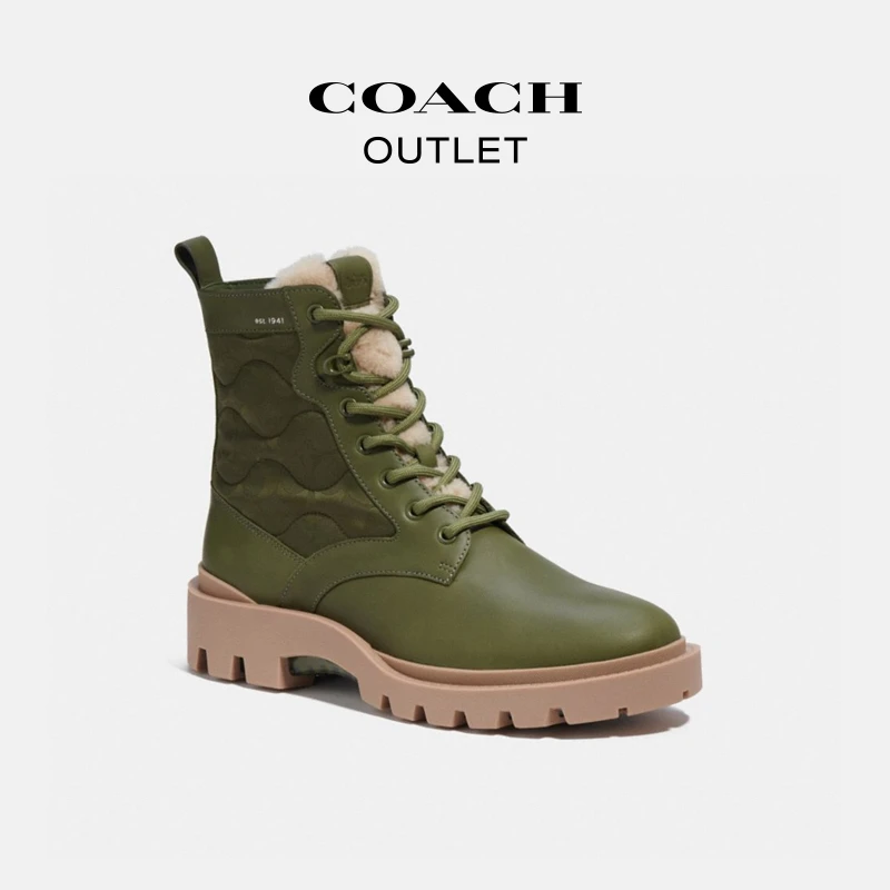 【精选联盟】COACH/蔻驰 CITYSOLE系带靴