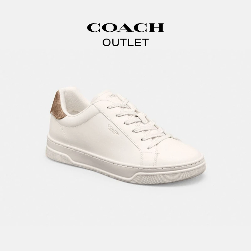 COACH/蔻驰 女士时尚百搭休闲简约经典系带HIGH LINE运动鞋