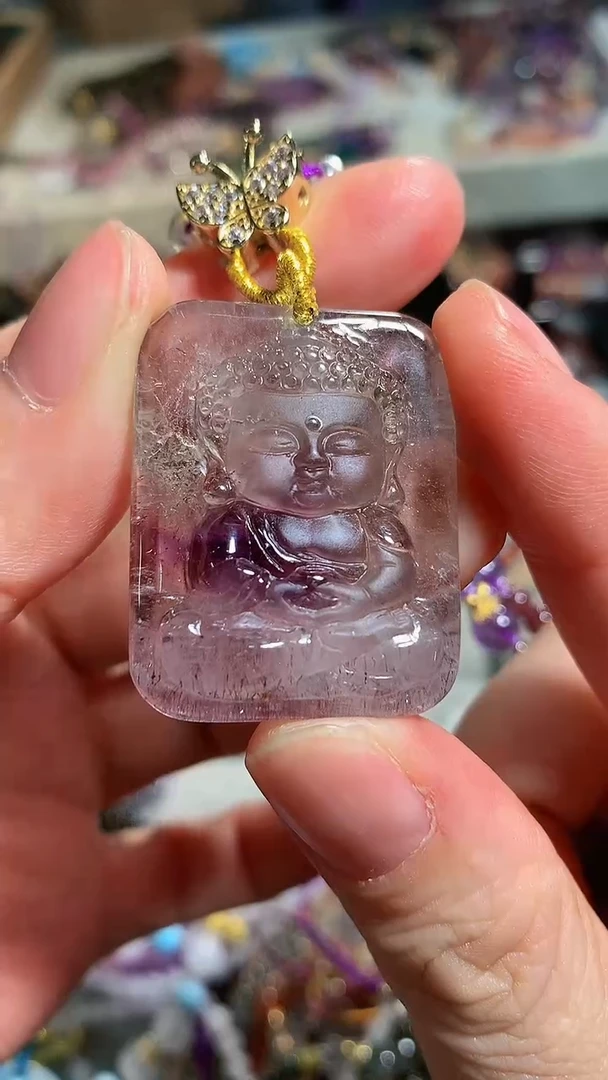 【闪购商品】水晶车挂未镶嵌【百晶灵儿】定制款多样性发一