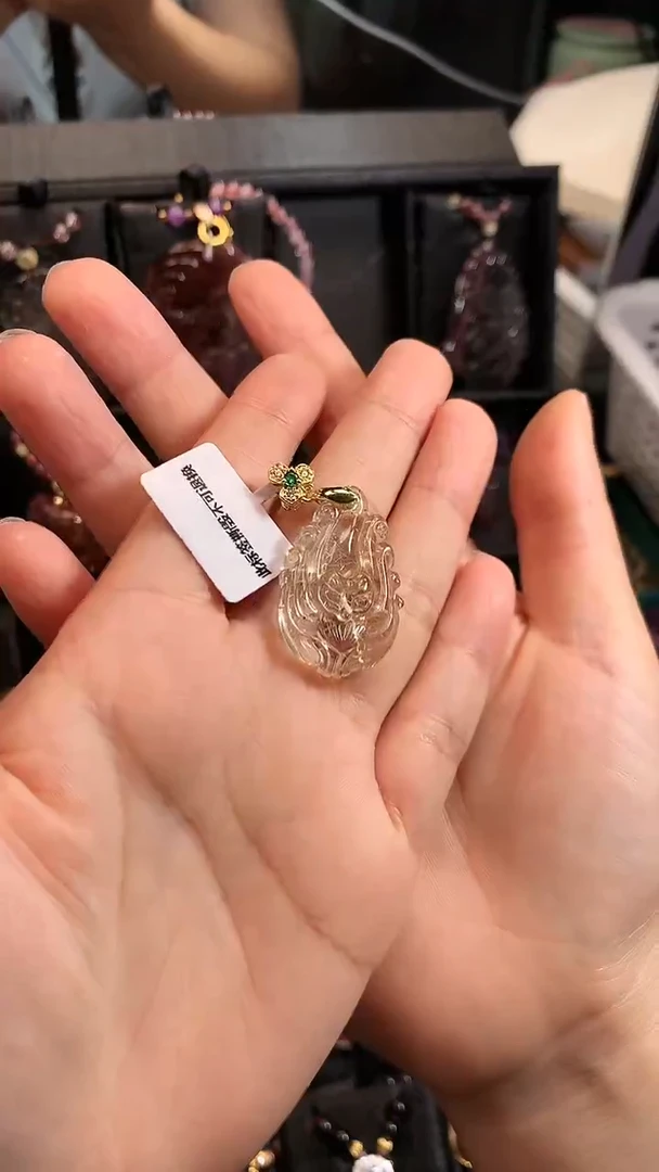 【闪购商品】水晶车挂未镶嵌【百晶灵儿】定制款