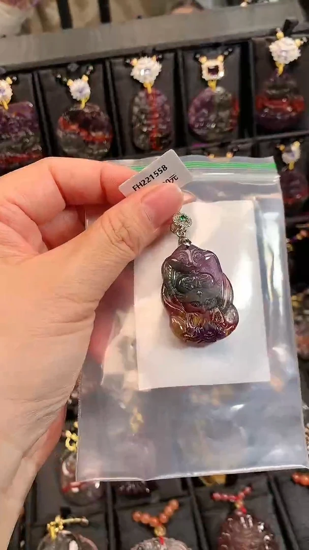 【闪购商品】水晶车挂未镶嵌【百晶灵儿】定制款