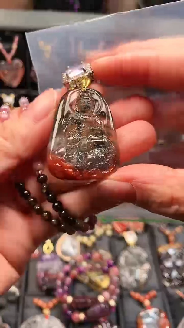 【闪购商品】水晶车挂未镶嵌【百晶灵儿】定制款
