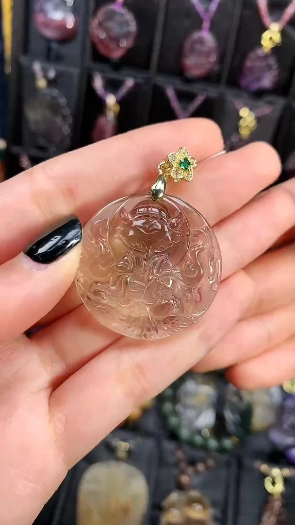 【闪购商品】水晶车挂未镶嵌【百晶灵儿】定制款