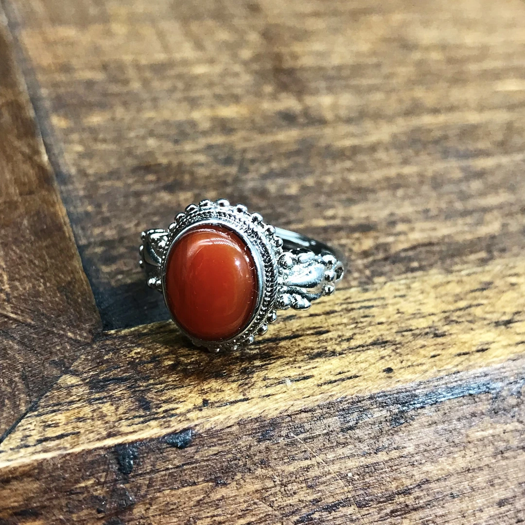 【小雪】南红瓦西气质百搭戒指（一个）不含证书