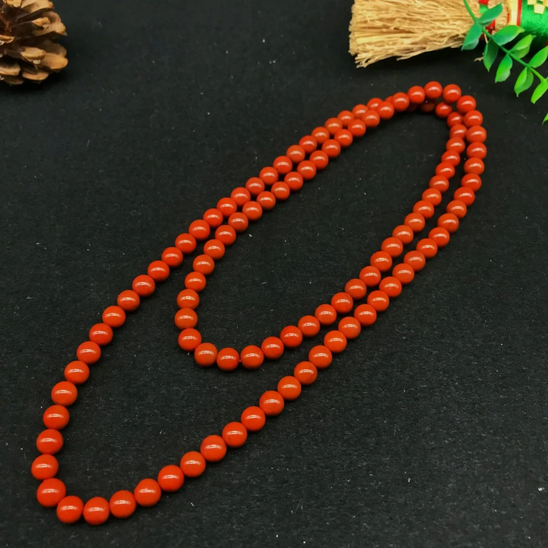 【小雪】南红四川瓦西高货百搭多圈6mm