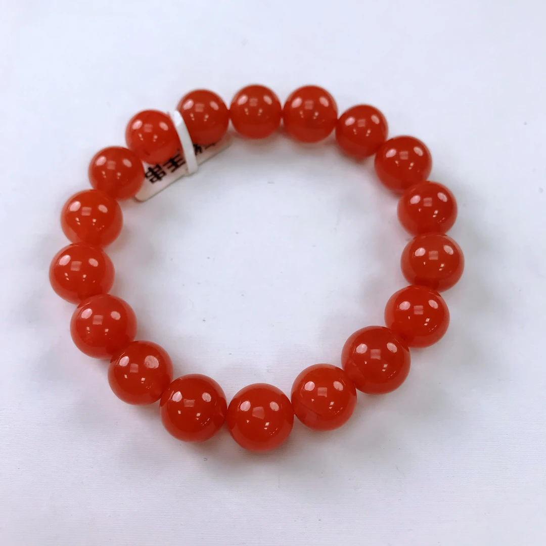 【鼎利源】南红保山滴水洞单圈手串11mm