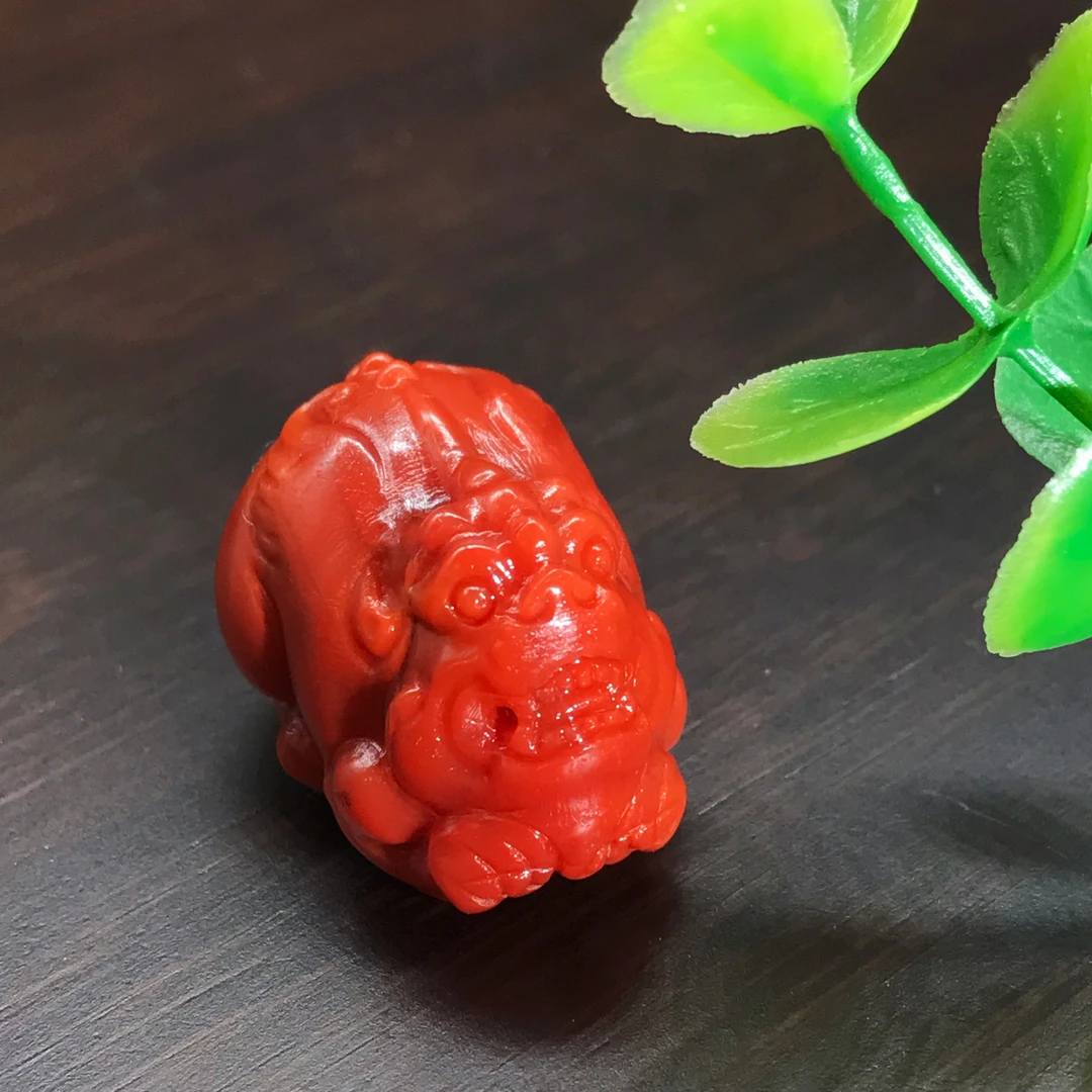【小雪】南红精美精工雕刻百搭貔貅吊坠
