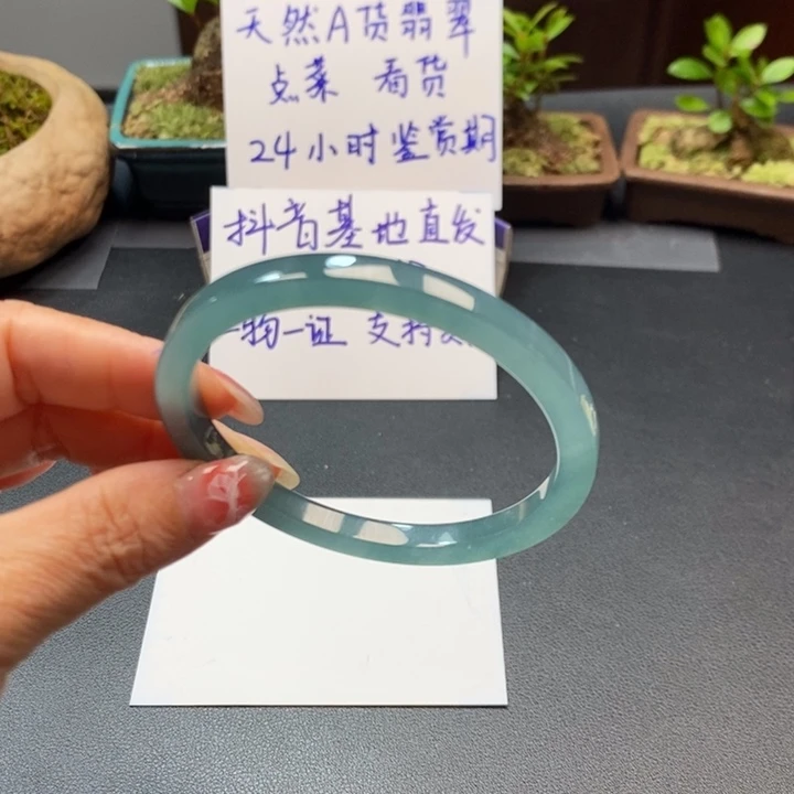 翡翠手镯未镶嵌养****闲