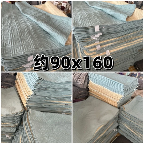 《小华外贸》约90x160 蓝绿色多种密绗不挑棉质沙发垫 发一个