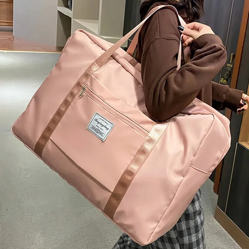 健身旅行包收纳包大容量行李包短途出差旅行包轻便客套拉杆箱便携