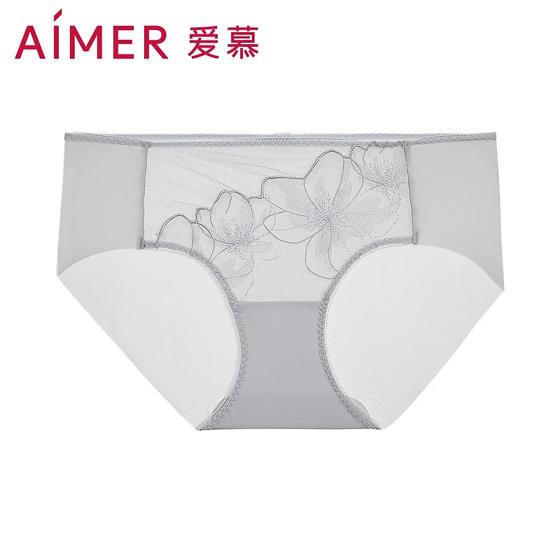 AIMER/爱慕香水百合中腰裤女士小裤AM239281
