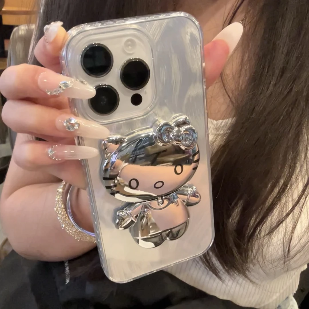 GGBondKT镜子支架适用iPhone15苹果13手机壳1412华为vivo小米oppo