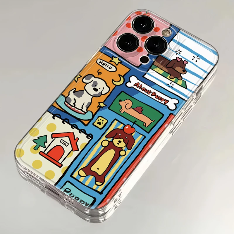 雅天立腊肠狗房子适用苹果16软15手机壳iPhone13华为vivo小米oppo