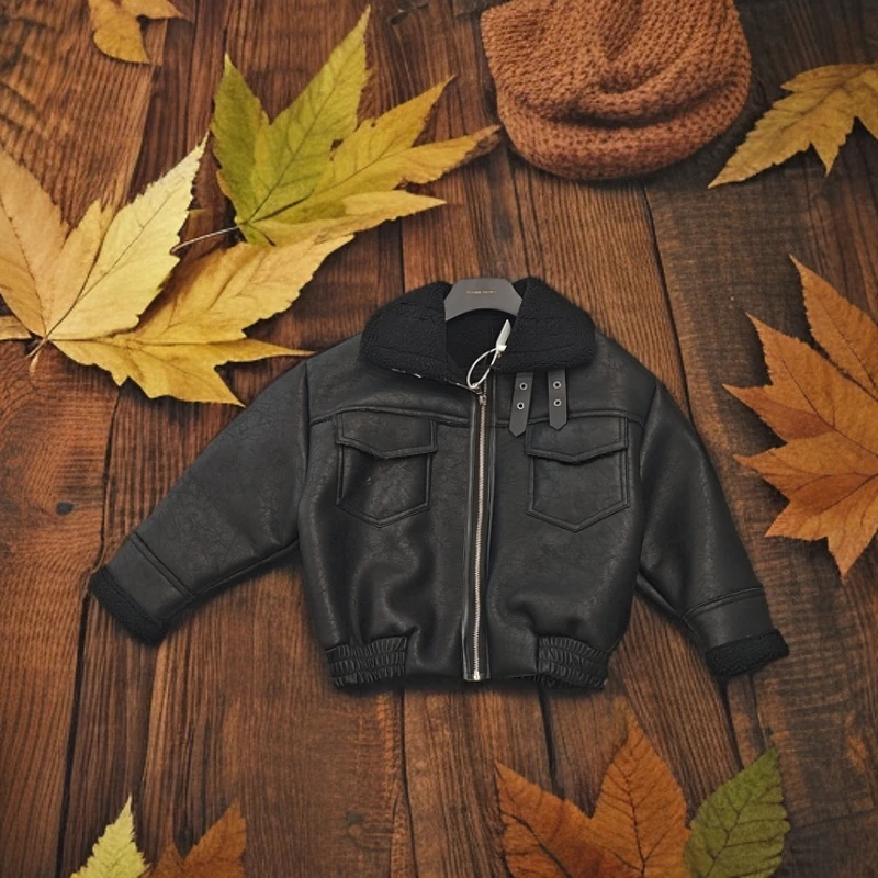 男童秋冬款外套2024新款百搭洋气秋款炸街冬季一体外套韩版加厚