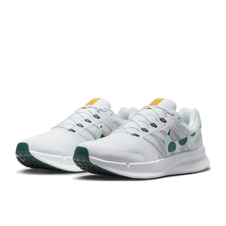 Nike/耐克Run Swift3缓震耐磨低帮跑步鞋白绿跑鞋男子DR2695100