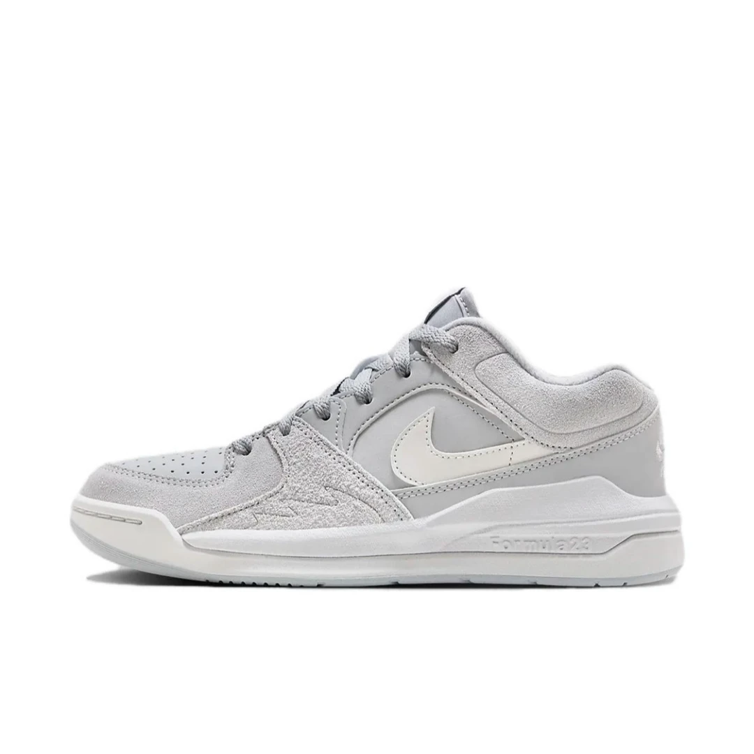 NIKE/耐克Jordan Stadium 90 舒适简约减震休闲鞋GS灰白HF6014002