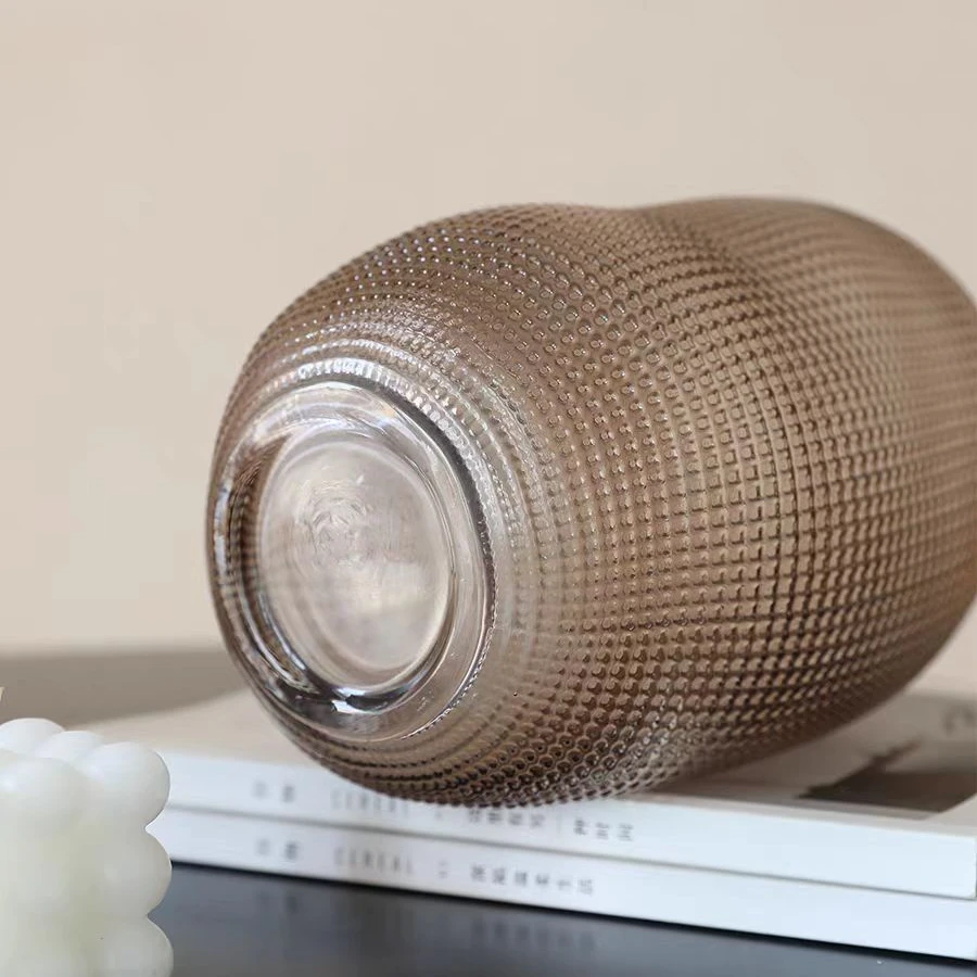 【珠点艺术几何玻璃花瓶】花瓶摆件家居饰品