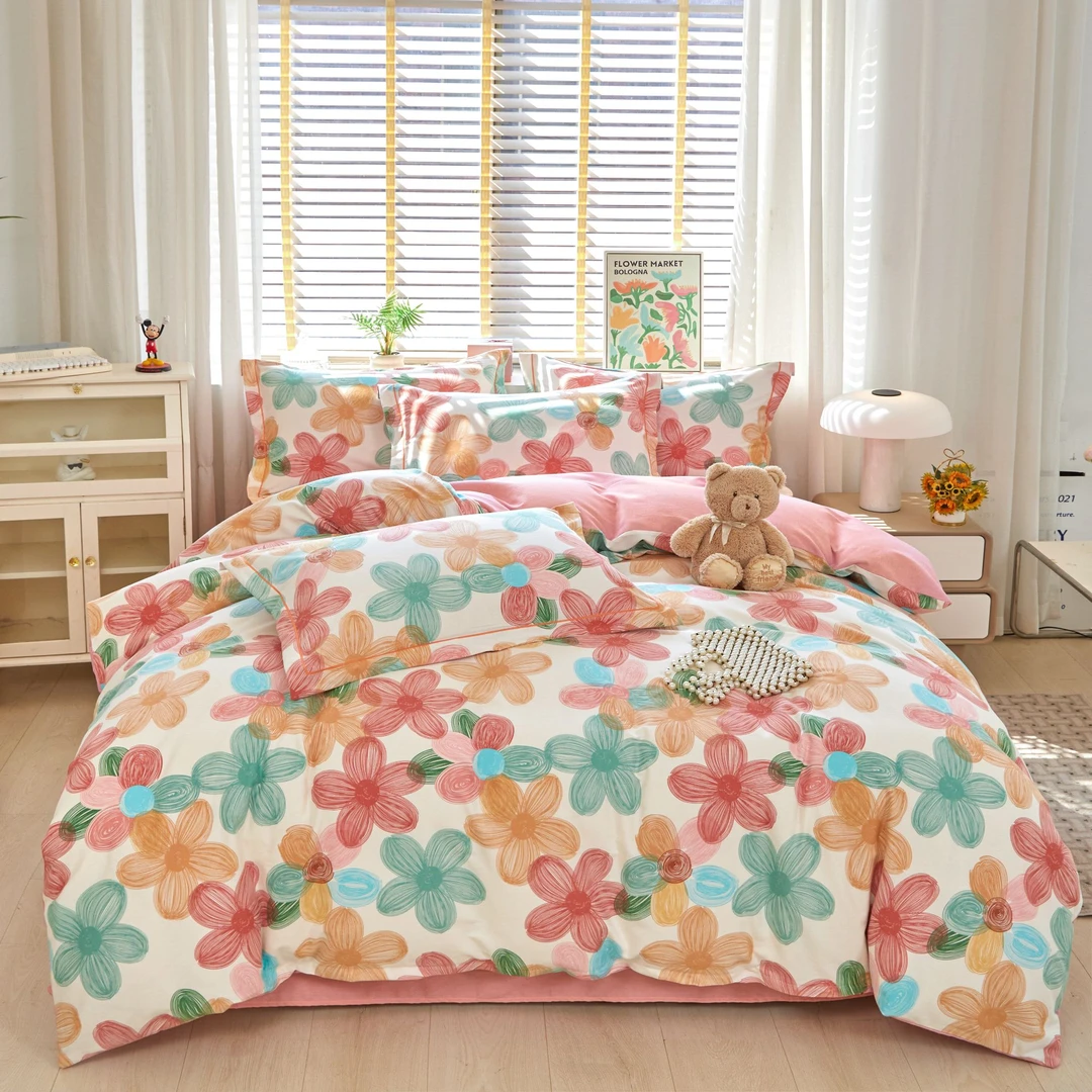 1.5x2.0cm加厚全棉 被罩单被套斜纹100纯棉秋  拍编码100-200