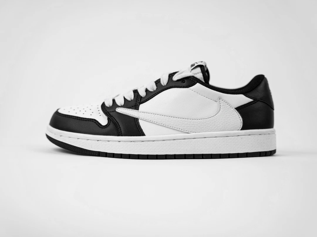 NIKE/耐克 AirJordan1 LOW 黑白熊猫男女潮鞋低帮百搭【球鞋定制】