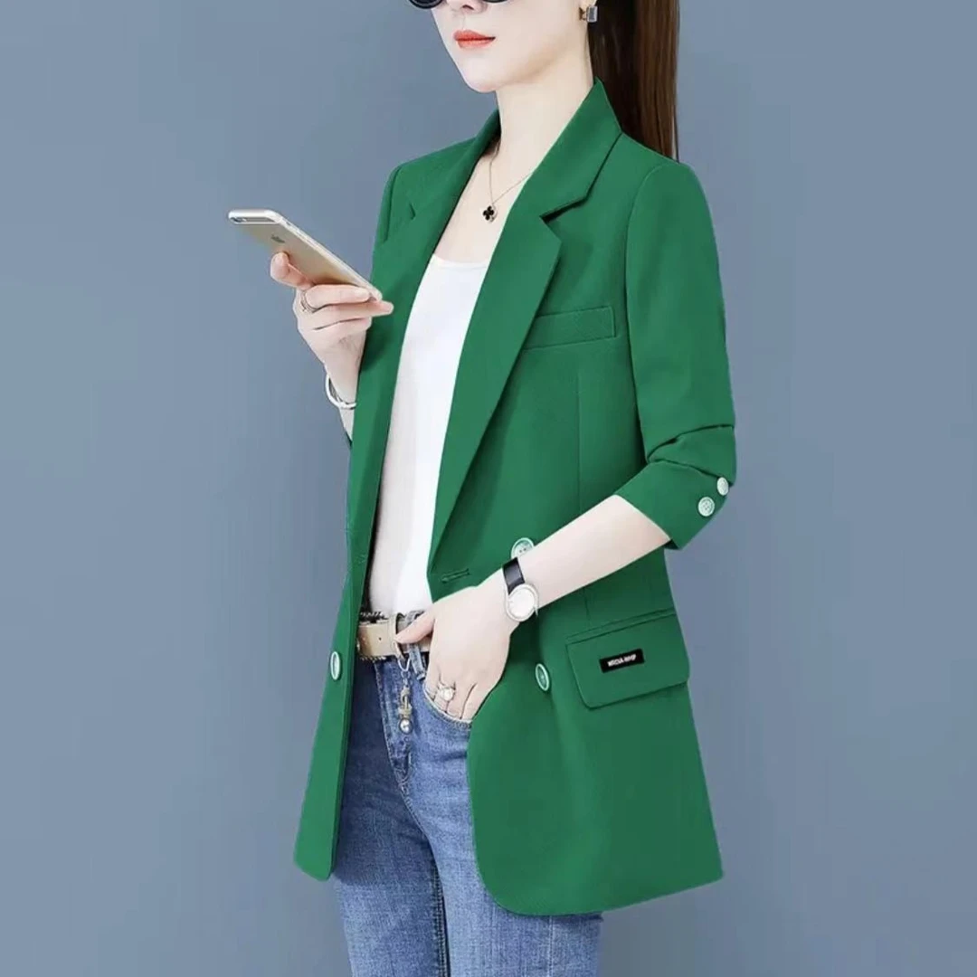 春秋百搭韩版休闲网红洋气减龄上衣小个子气质显瘦通勤职业时尚