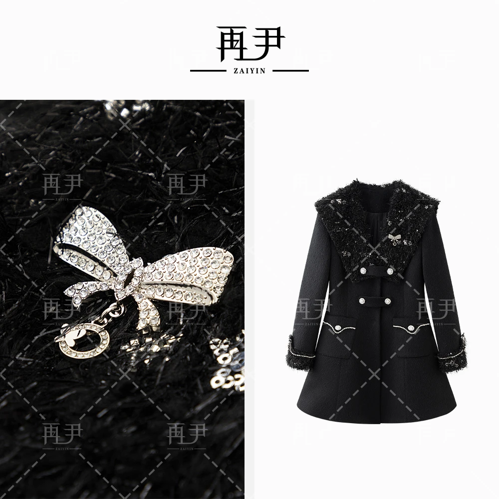 【琉光】冬季小众设计师时尚定制轻奢气质羽绒外套GY24DT071141