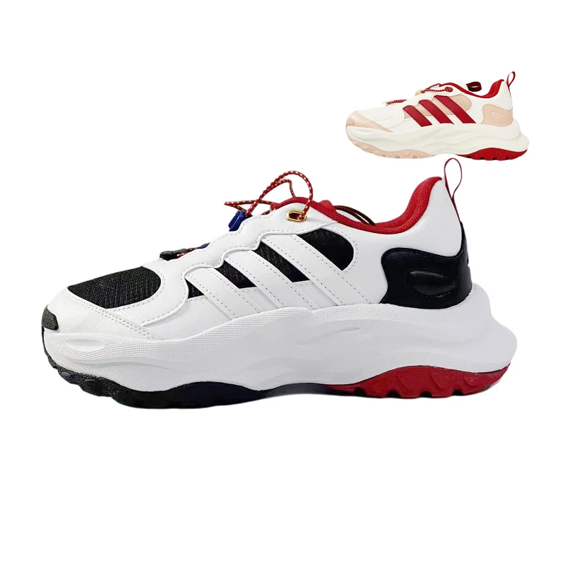 adidas/阿迪达斯儿童鞋25春秋新年新款男女大童拼色运动鞋JR3337