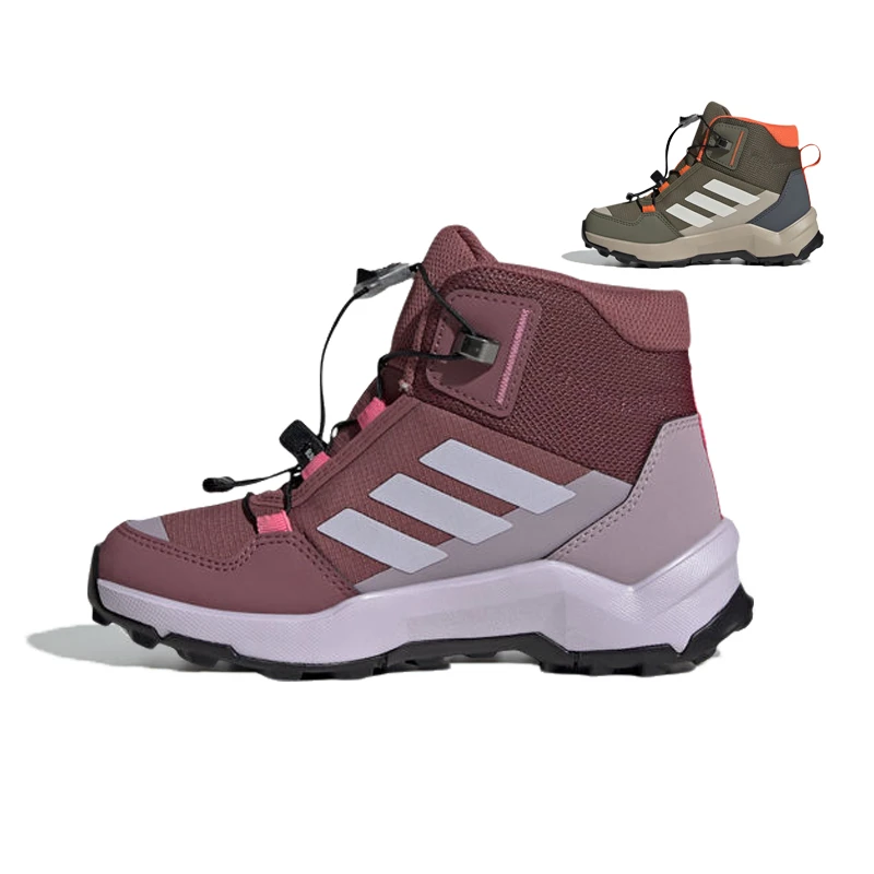 adidas/阿迪达斯儿童24春秋男女中高帮保暖登山运动鞋棉靴JI0922