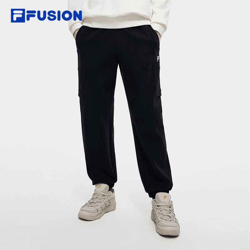 FILA/斐乐潮牌男款秋冬季新品运动休闲束脚裤舒适长裤T11M445604F