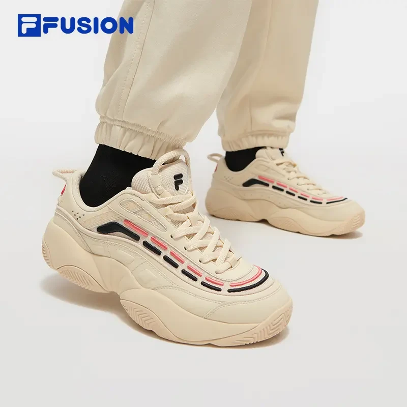 FILA 斐乐潮牌情侣春季新款轻便舒适百搭篮球鞋火焰鞋T12M513205F