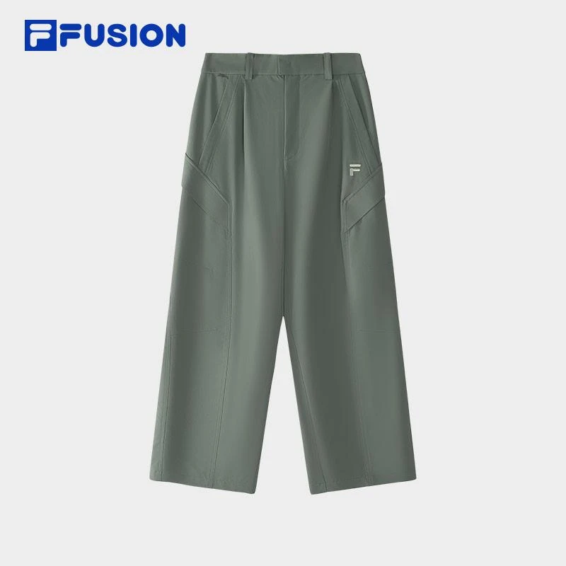 FILA/斐乐潮牌直筒裤男士运动休闲潮流百搭宽松长裤T11M441802F