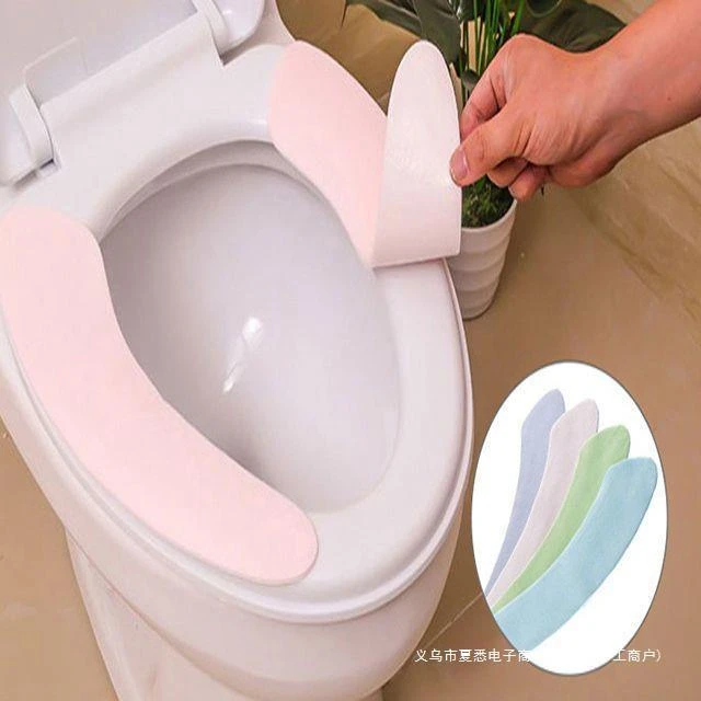 加绒加厚马桶垫加厚加绒冬季马桶贴通用防水坐便垫可水洗耐用便捷