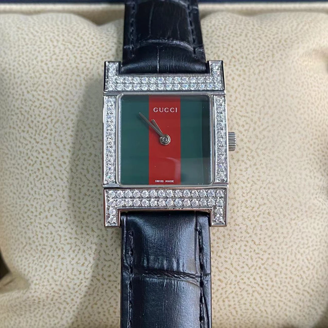 95新 GUCCI/古驰 石英/女表/经典复古女表好物礼物皮质手表