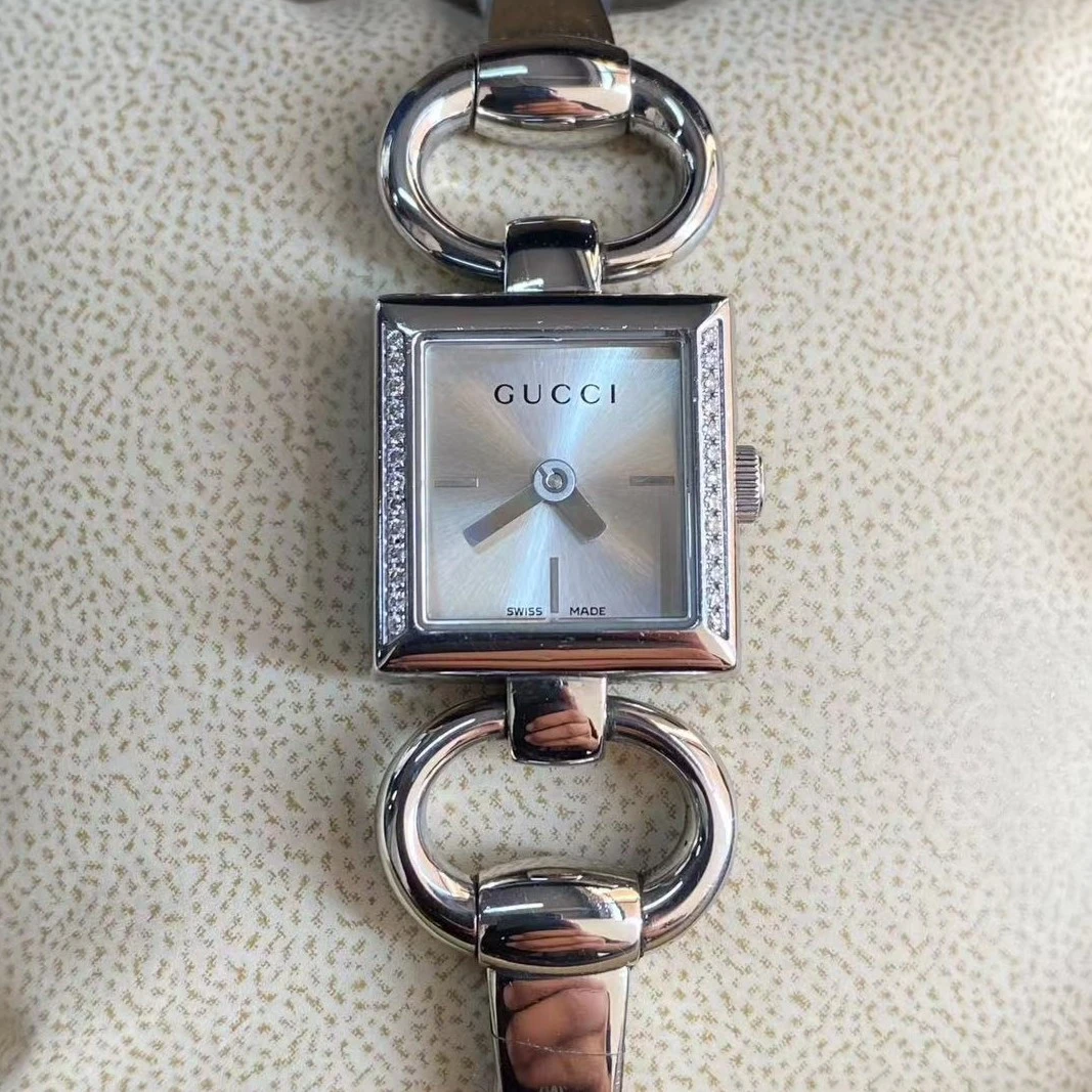 95新 GUCCI/古驰 石英/女表/经典复古女表好物礼物皮质手表/简约