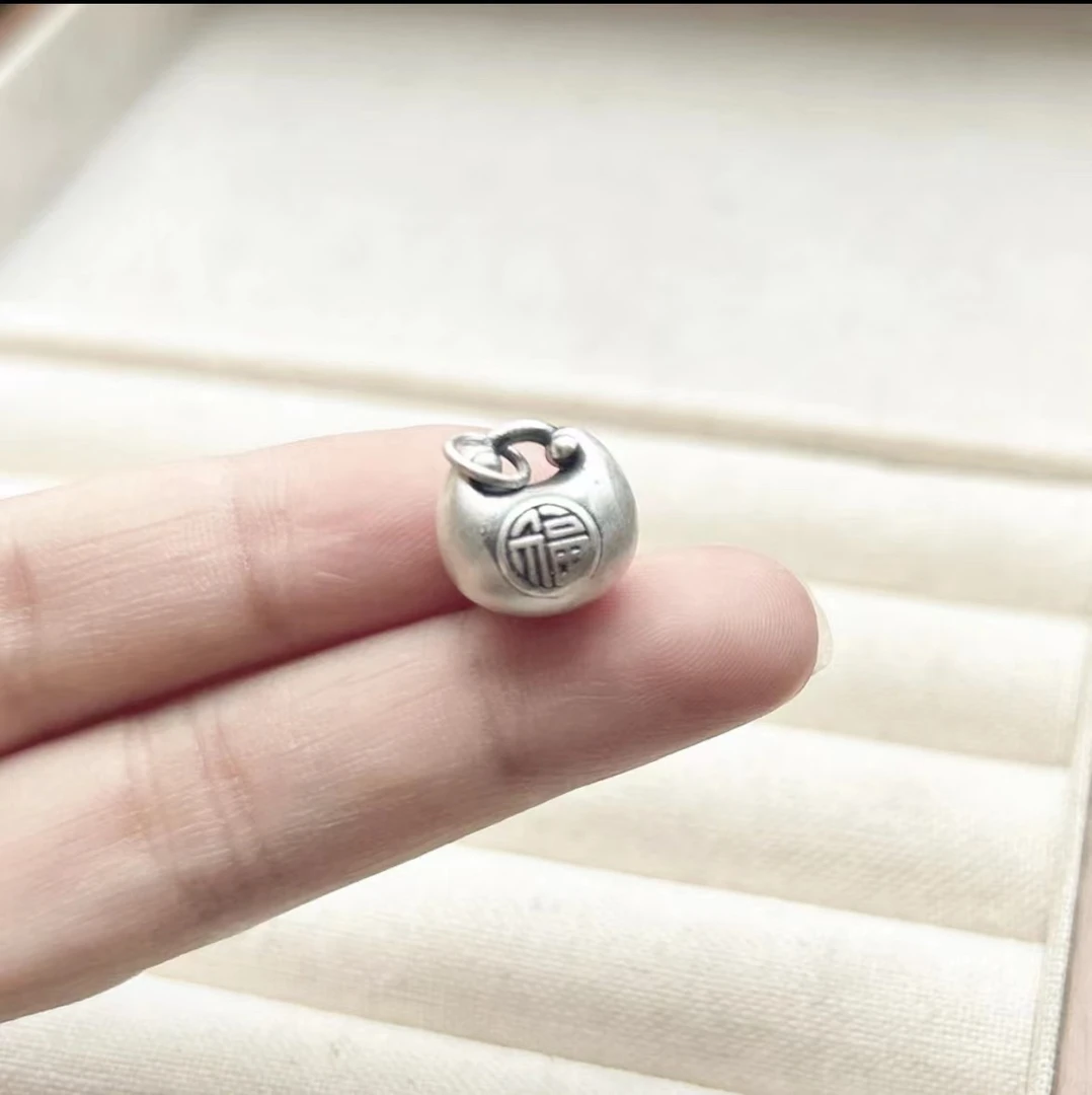 吊坠足银 小胖福 吊坠 福气满满坠子