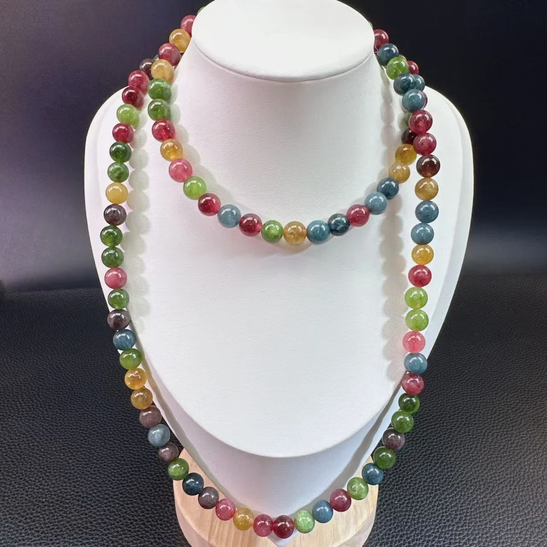 【七彩108颗项链8M】时尚百搭男女同款项链（B95）