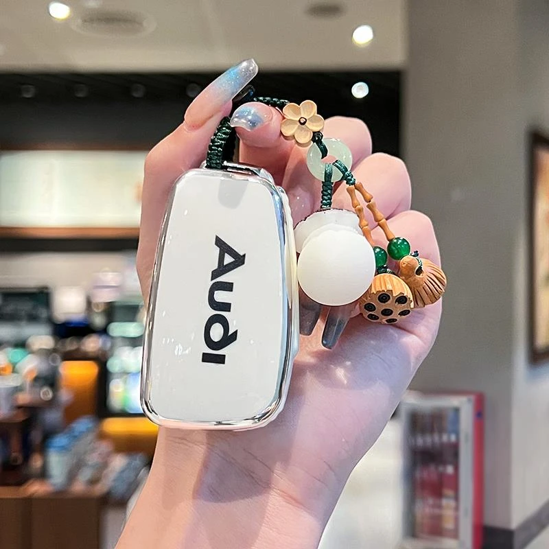 奥迪q3钥匙套a3车q2l壳a1扣a6女士a4l全包q7高级感2024款24用品tt