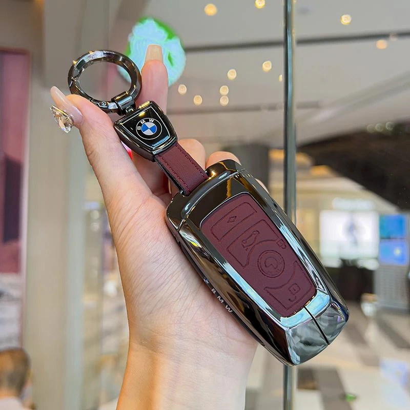 适用于宝马3系钥匙套5系X1X2X3X5X6X7刀锋款530高档325壳扣男女