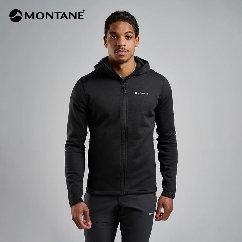MONTANE盟泰恩 FURY HOODIE 男抓绒外套轻量连帽户外MFRYH