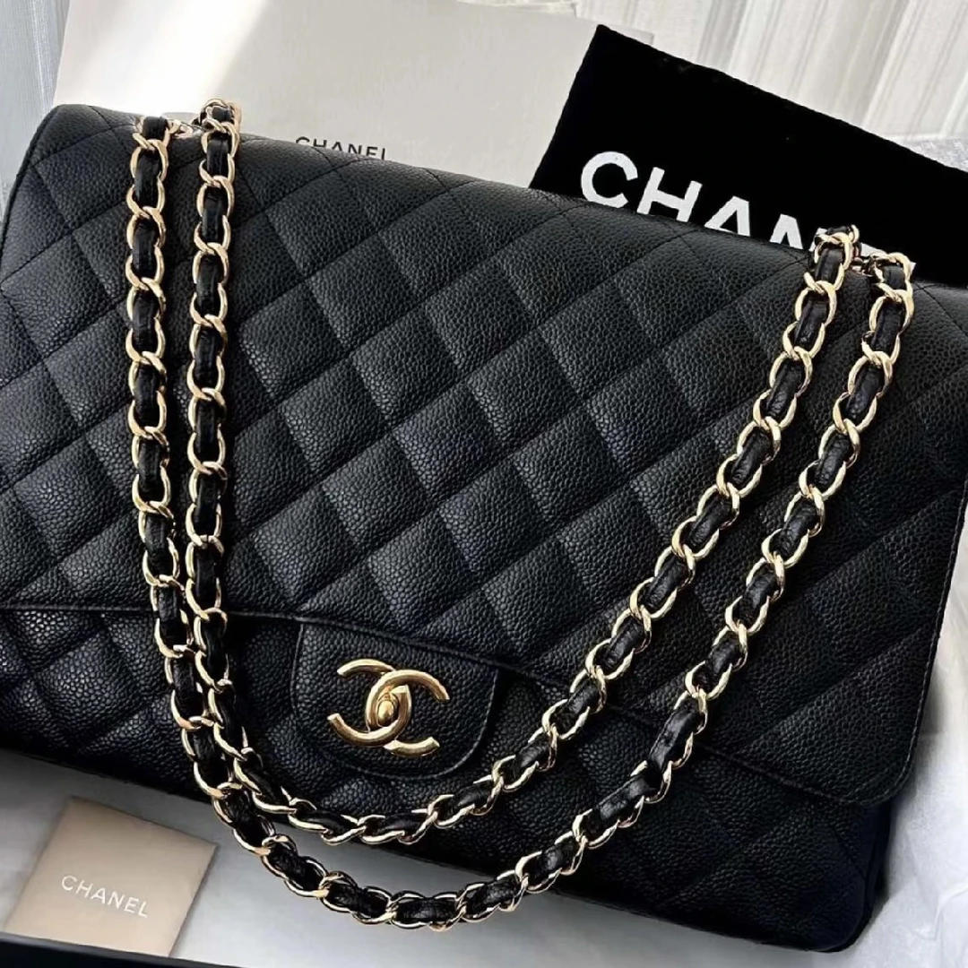 99新 Chanel/香奈儿 3321黑金荔枝牛max/成色以直播间为准