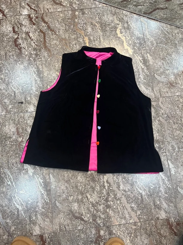 岩岩家自留高端新中式国风马甲