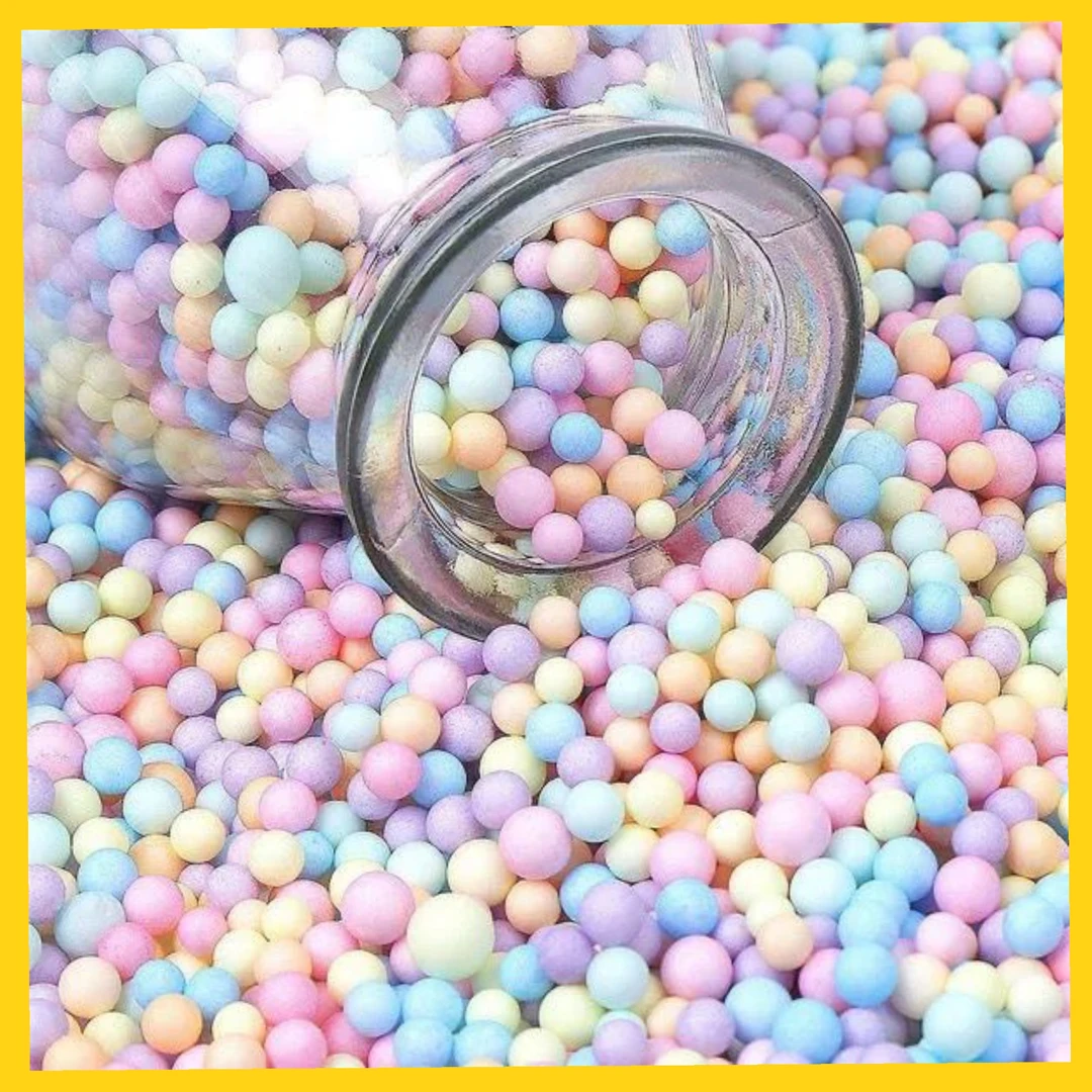 流星球礼盒填充物泡沫球大小多彩球礼物填装球