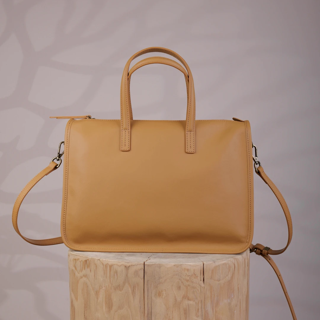 【闺宿】植鞣头层牛皮真皮包包单肩斜跨时尚商务手提包百搭女包2150