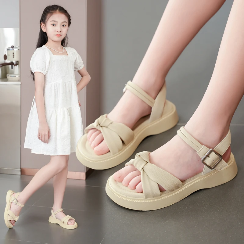 女童凉鞋公主鞋女童6-12岁夏季新款儿童凉鞋女童鞋百搭软底女童鞋