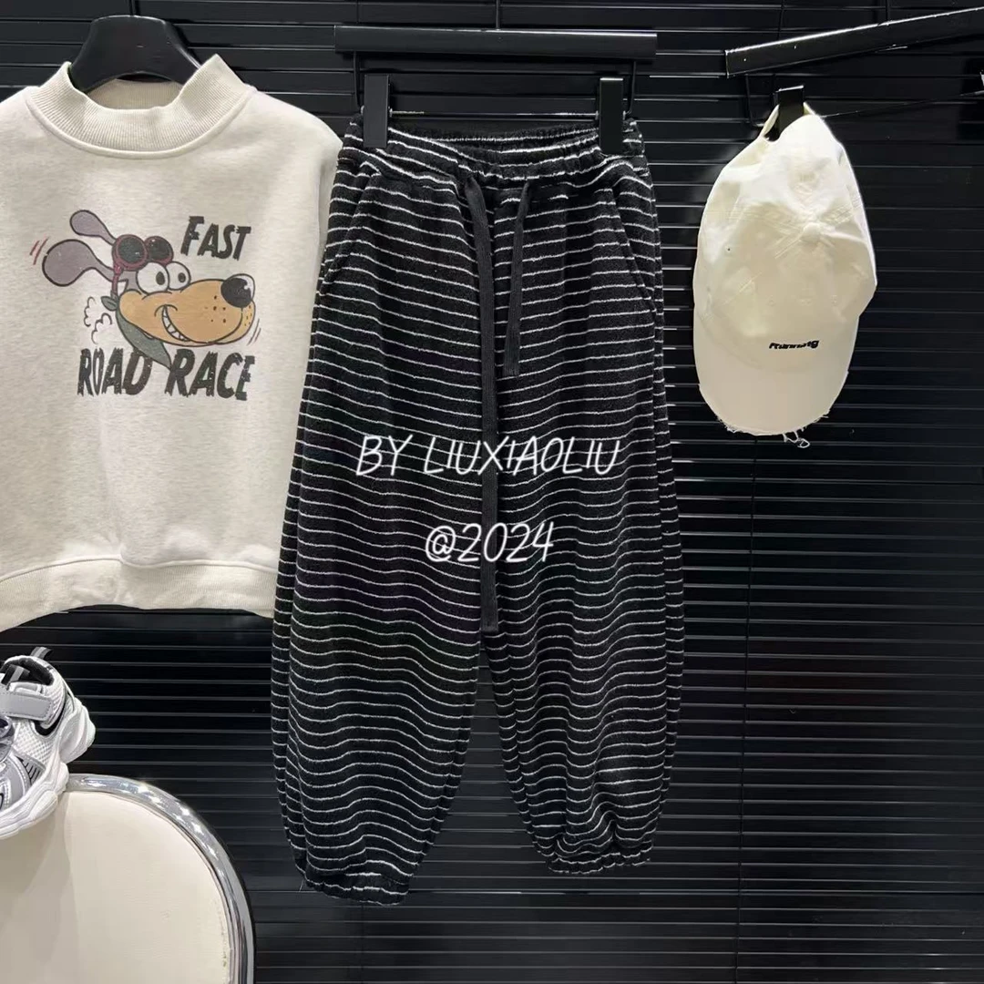 杭州六小六正版 BY LIUXIAOLIU韩版高货冬季儿童加绒休闲裤12794