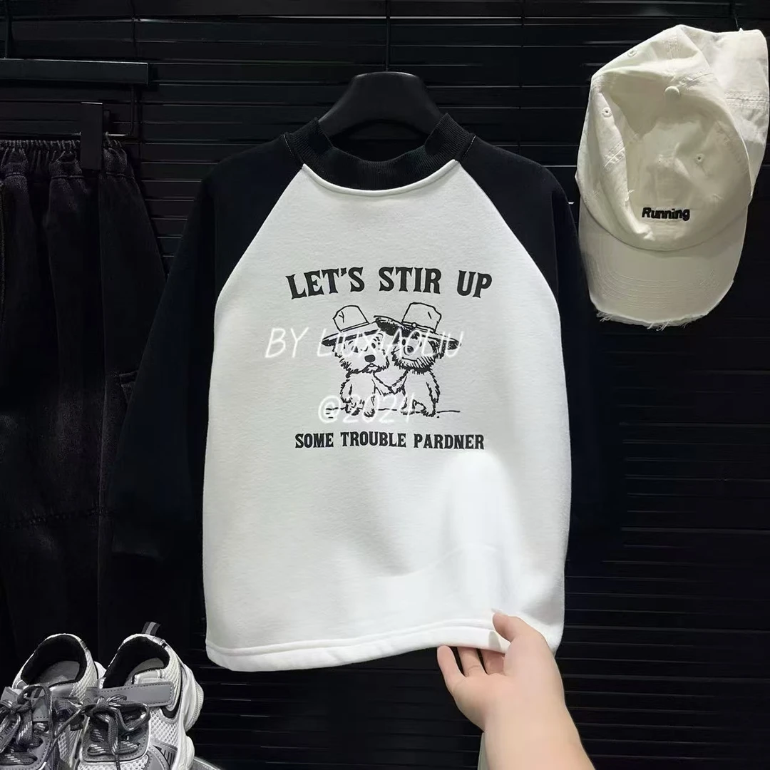 杭州六小六正版 BY LIUXIAOLIU韩版高货冬季儿童加绒长袖12685